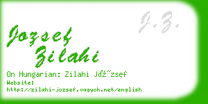 jozsef zilahi business card